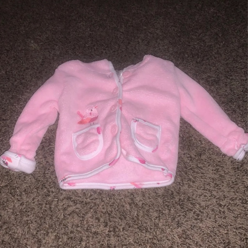 soft pink sweater
